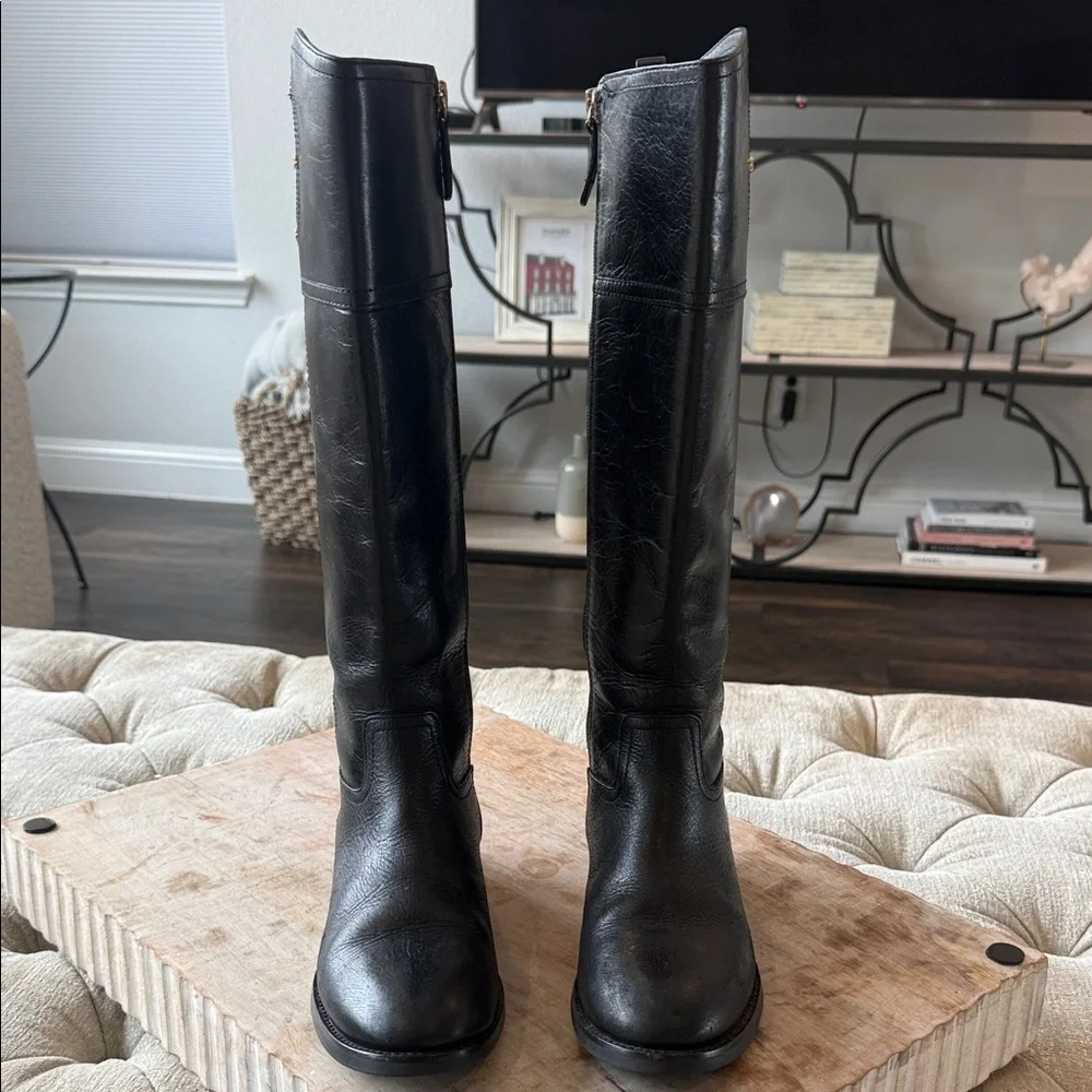 Tory Burch‎ Women’s 6 Black Leather Riding Boots